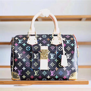 Louis Vuitton multicolore speedy shining 3824