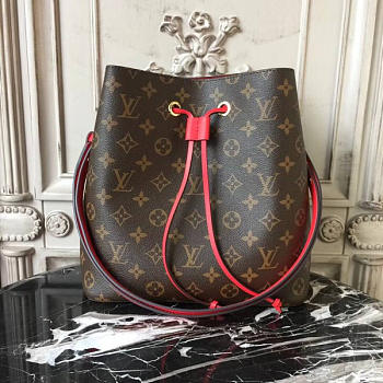 Louis Vuitton Neo Noe Monogram in Coquelicot - M44021 - 26x22x27cm