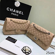 Chanel Classic Flap Bag in Light Beige 25cm - 1