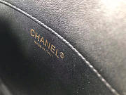 Chanel Flap Bag With Top Handle Black - 21cm - 6