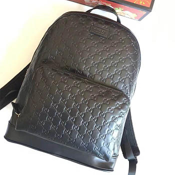 Gucci gg leather backpack 07