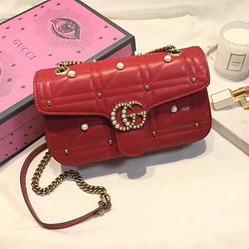 gucci marmont bag red 2640