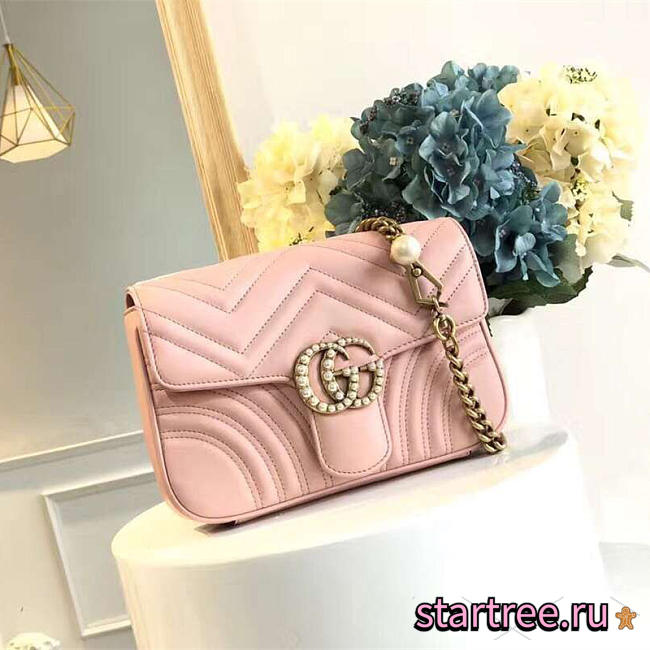 gucci marmont bag pink 2638 - 1