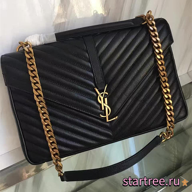 YSL | Monogram College Black Gold  5104 - 1