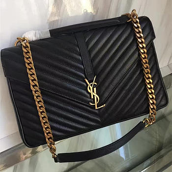 YSL | Monogram College Black Gold  5104