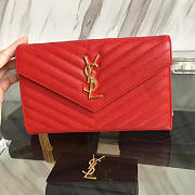 ysl gold monogram college red CohotBag 5081 - 1