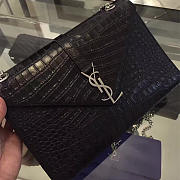 ysl monogram college embossed leather CohotBag 5074 - 1