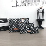 Louis Vuitton | Pochette Alpha Triple Bailey Black  - 1