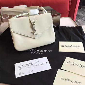 ysl monogramme sac université white CohotBag