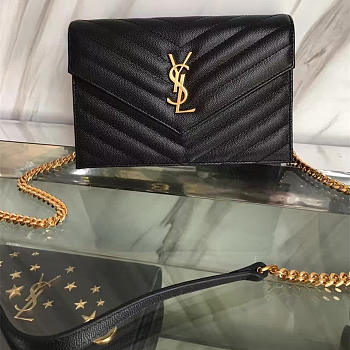 ysl monogram bag  black CohotBag 5031