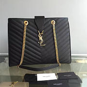 ysl classic shopper grained calfskin gold black CohotBag  - 1