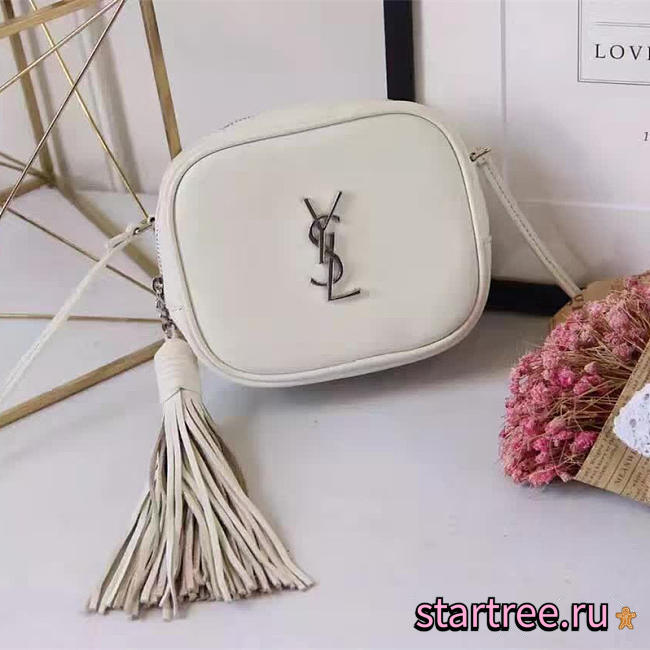 YSL |  Monogram Blogger White  - 1