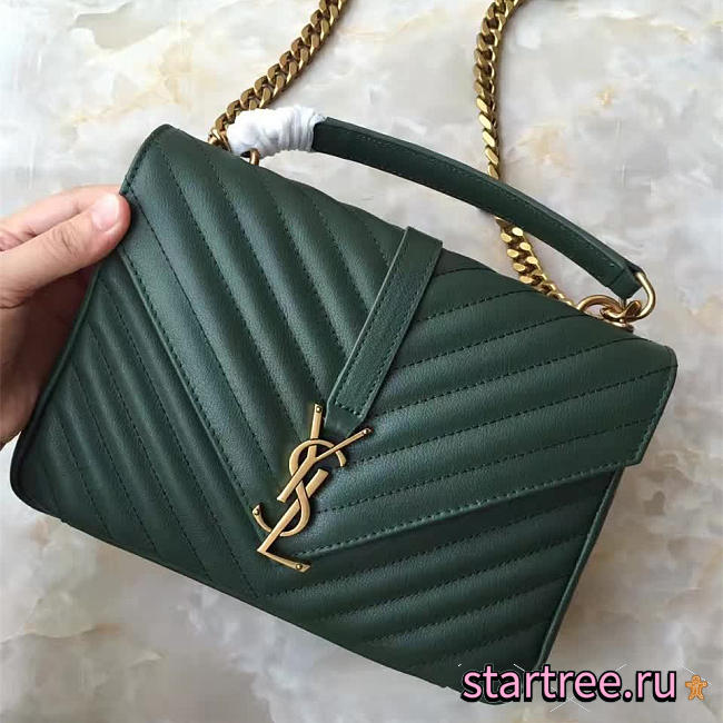 ysl gold monogram college green CohotBag 5111 - 1