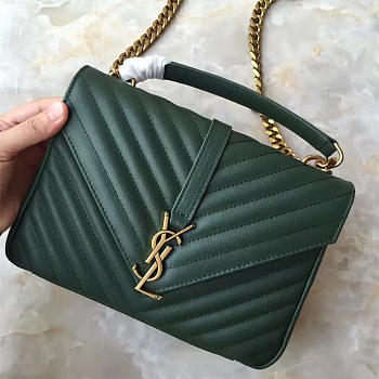 ysl gold monogram college green CohotBag 5111