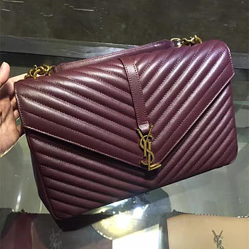 YSL | Monogram College Wine Red 5094