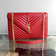 YSL | Monogram College Red  5087 - 1