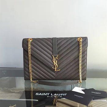 ysl gold monogram college gray CohotBag 5079