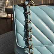 Chanel | Top Handle Bag Trendy CC Chevron Lambskin - 25cm - 6
