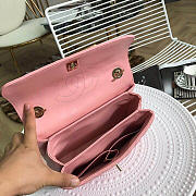 Chanel New Rhombic Chain Bag Pink - 25cm - 5