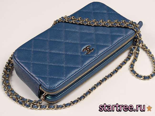 Chanel | 2019 New Chain Bag Dark Blue - 1