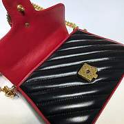 Gucci gg marmont small top handle bag - 5