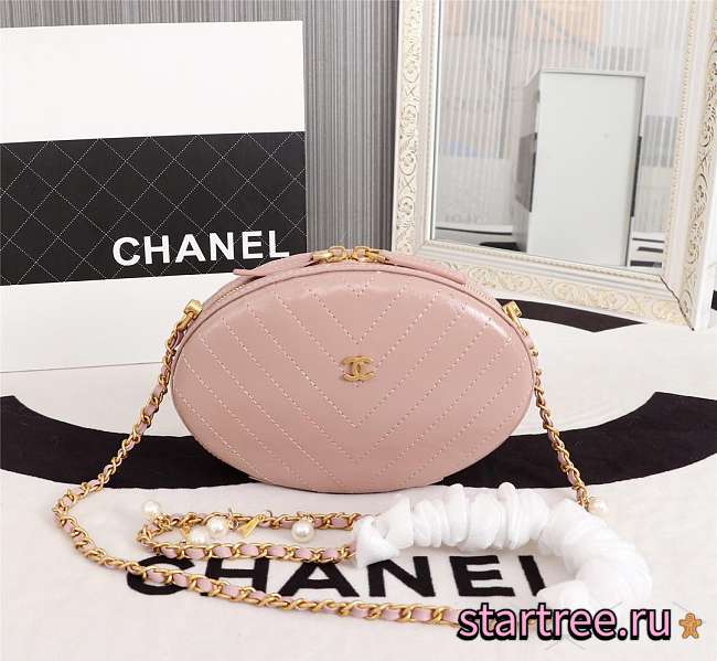 Chanel |  Whole Cowhide Pink - 1