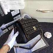 CohotBag chanel leather flap bag black length 23cm gold - 4