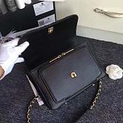 CohotBag chanel leather flap bag black length 23cm gold - 3
