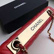 CohotBag chanel lamb skin v-type chain bag red - 4