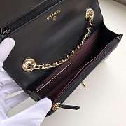 CohotBag chanel lamb skin v-type chain bag black - 4