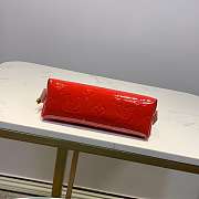 CohotBag lv red cosmetic bag embossed leather - 4