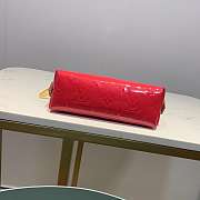 CohotBag lv rose red cosmetic bag embossed leather - 2