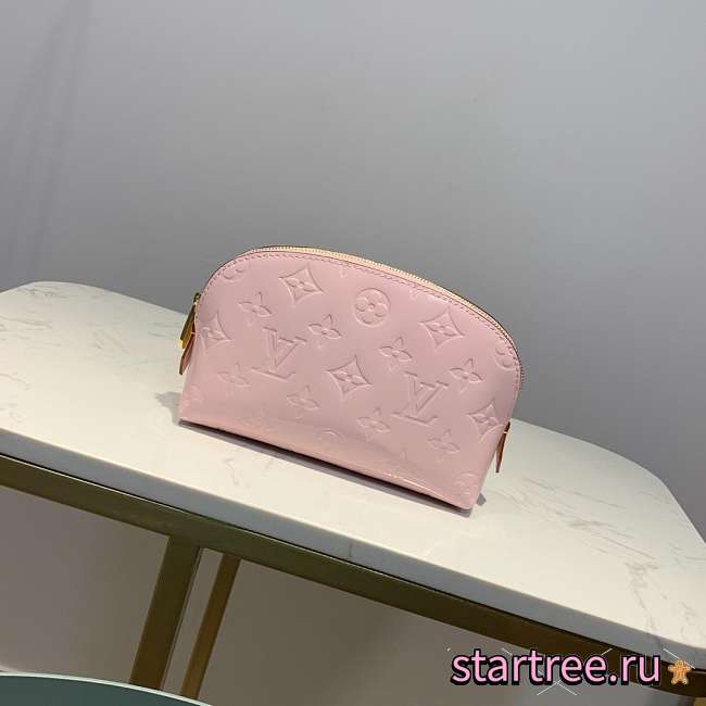 CohotBag lv pink cosmetic bag embossed leather - 1