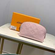 CohotBag lv pink cosmetic bag embossed leather - 3