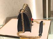 Fendi Calfskin Flap Handbag Detachable Shoulder Strap 19cm - 6