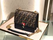 Fendi Calfskin Flap Handbag Detachable Shoulder Strap 19cm - 5