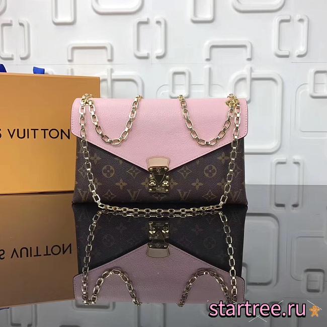 Louis Vuitton Monogram Chain Bag Pink - M41200 - 26 x 17 x 6 cm  - 1