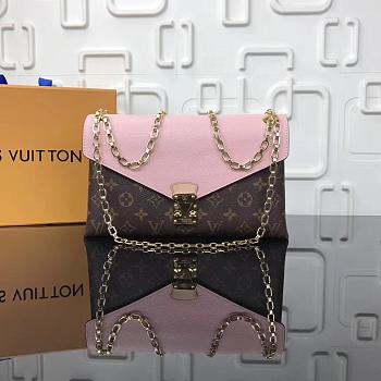 Louis Vuitton Monogram Chain Bag Pink - M41200 - 26 x 17 x 6 cm 