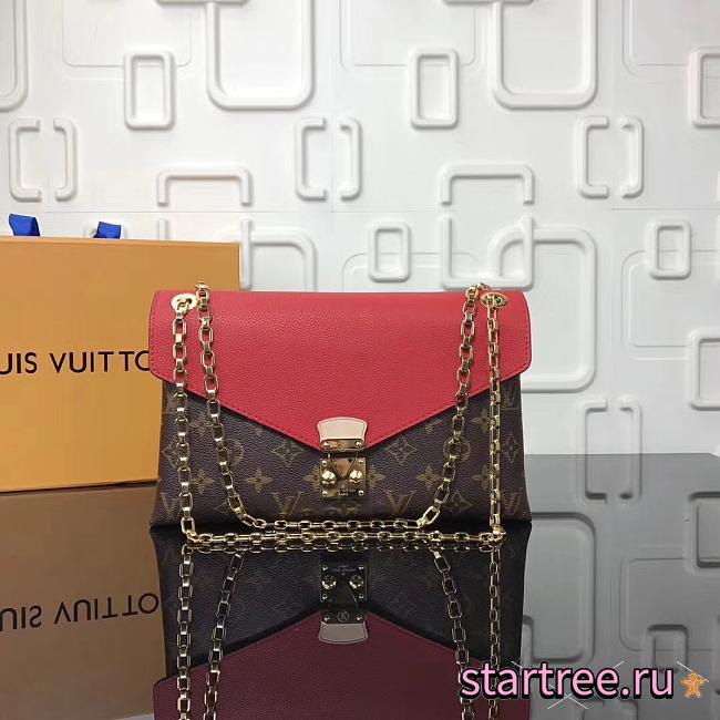 Louis Vuitton Monogram Chain Red Bag- M41200 - 26 x 17 x 6 cm - 1