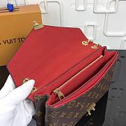 Louis Vuitton Monogram Chain Red Bag- M41200 - 26 x 17 x 6 cm - 3