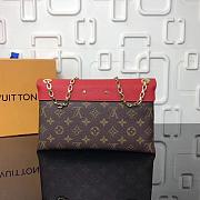 Louis Vuitton Monogram Chain Red Bag- M41200 - 26 x 17 x 6 cm - 4
