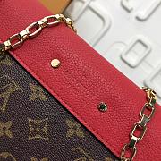 Louis Vuitton Monogram Chain Red Bag- M41200 - 26 x 17 x 6 cm - 6