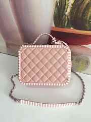 Chanel | Vanity Case Pink Grained Caldskin Leather - 5