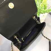 CohotBag chanel new sheepskin small square bag black - 3