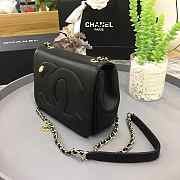 CohotBag chanel new sheepskin small square bag black - 4