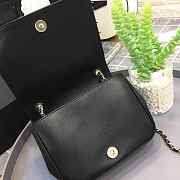 CohotBag chanel new sheepskin small square bag black - 5