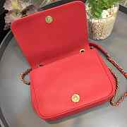 CohotBag chanel new sheepskin small square bag red - 3