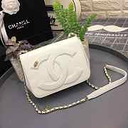 CohotBag zbags chanel new sheepskin small square bag white - 1