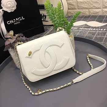 CohotBag zbags chanel new sheepskin small square bag white