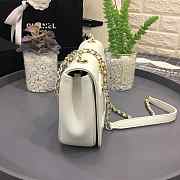 CohotBag zbags chanel new sheepskin small square bag white - 4